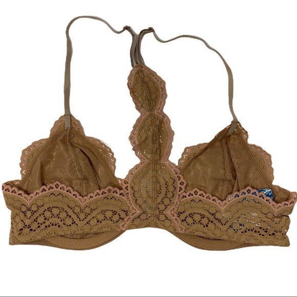 Free People nude Slow Dance underwire bra 32C new - Picture 4 of 6